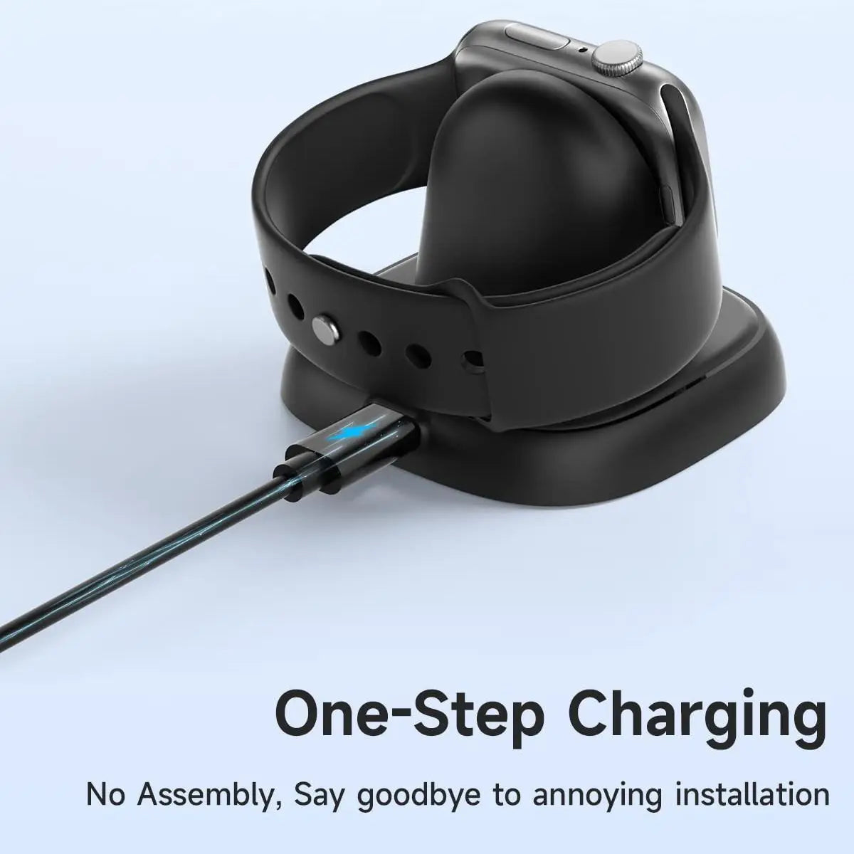 Charger Stand for Apple Watch Series With USB C Cable
