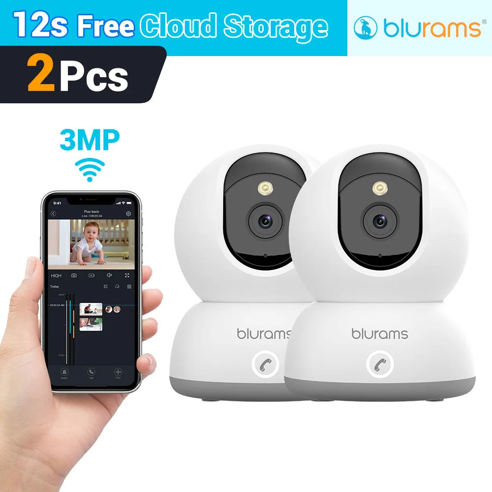 Baby Monitor Camera  HD Home Security Camera with Motion