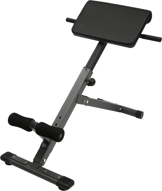 Roman Chair Hyper extension Bench, Adjustable Length Back Extension Bench Machine for Home