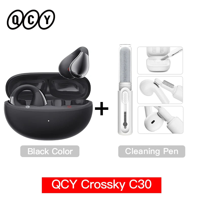 C30 Ear Clip Earphones Bluetooth 5.4 Wireless Open Ear Sports