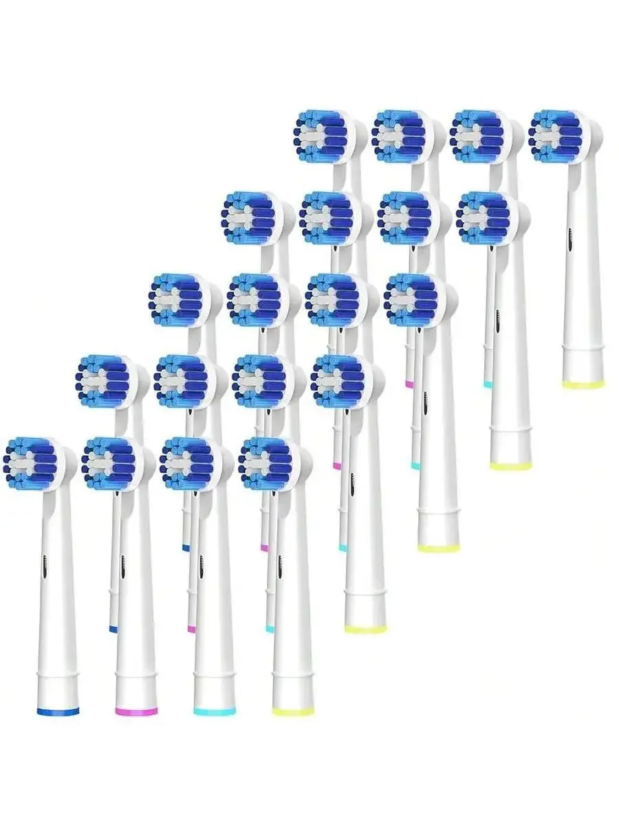 Replacement Brush Heads Compatible With , 20pcs Professional Electric Toothbrush Heads For Replacement Heads Refill Pro100/1000/