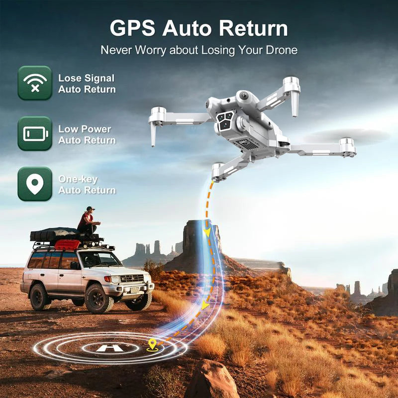 drone, 8K camera intelligent obstacle avoidance, optical flow positioning precise hovering