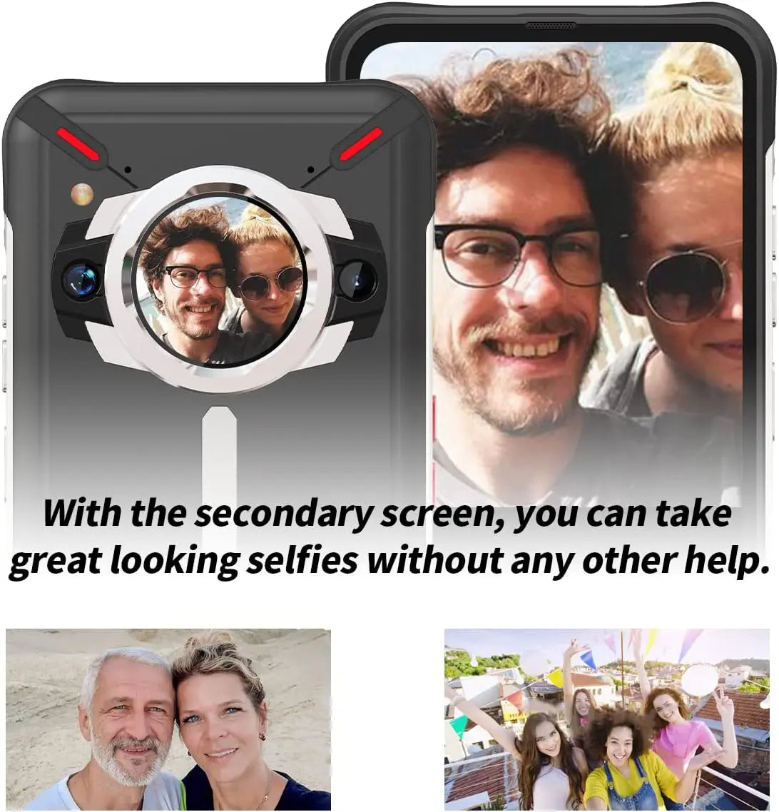 Ticktock S Rugged 5G Smartphone 8GB 256GB Cell Phone 5200mAh Mobile Phone 64MP Camera