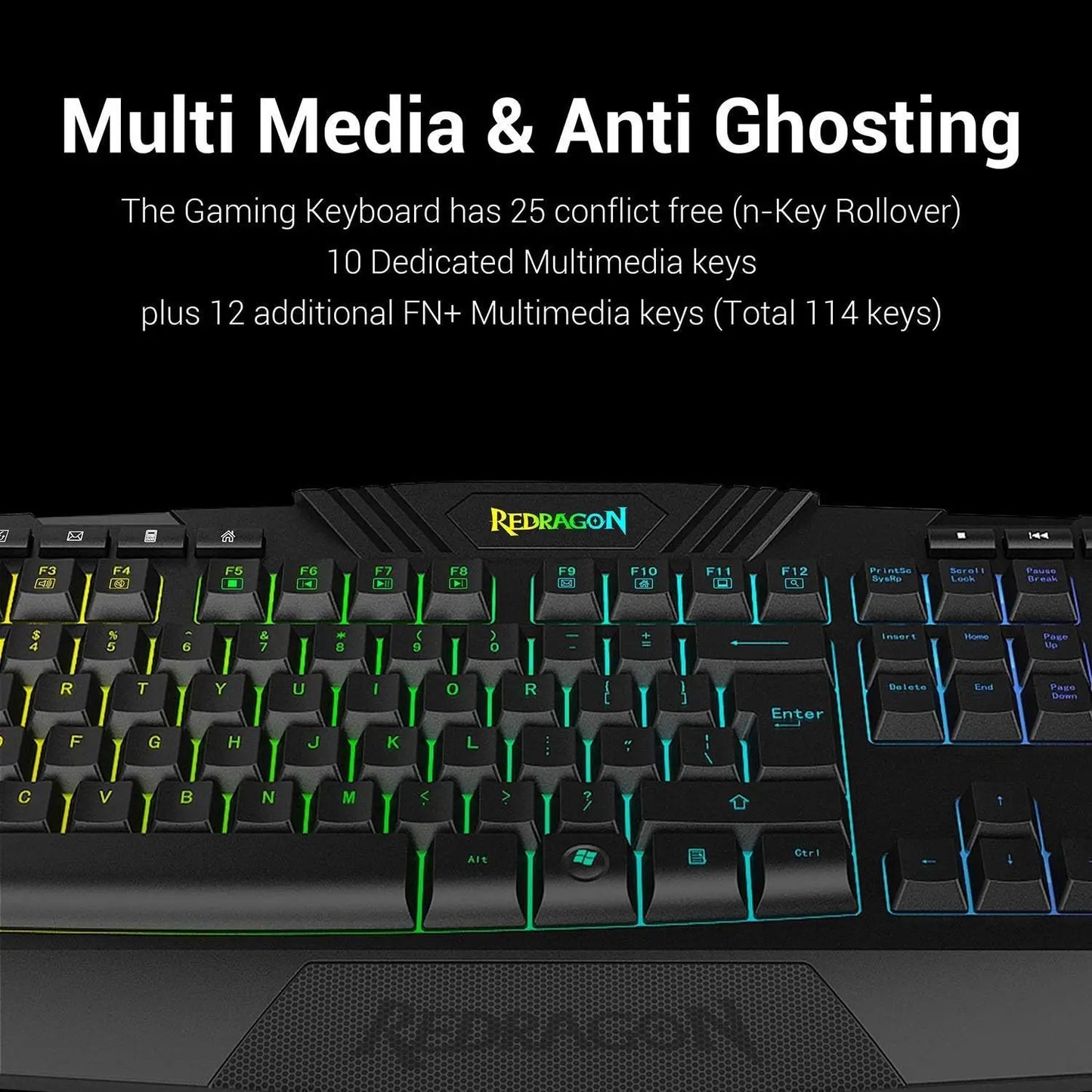 S101 Gaming Keyboard, M601 Mouse, RGB Backlit Gaming Keyboard,