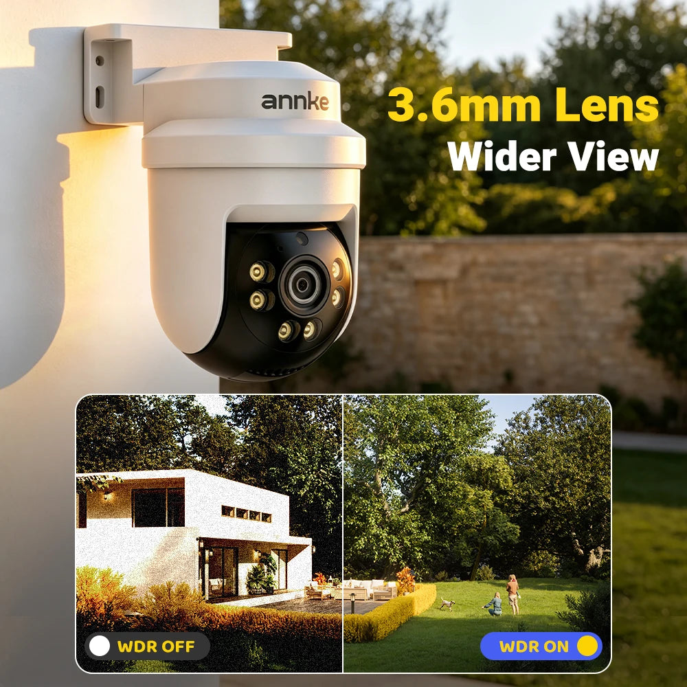ANNKE 3K 5MP CCTV Home Surveillance Dome PT Camera 8 CH DVR 3/4/6 PCS 3.6mm Outdoor Camera IP65 IR Night Vision Cameras for Home Security