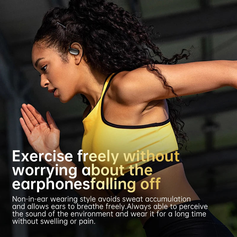 PISEN O1 OWS Open-Ear Sports Bluetooth Headphones | Bluetooth 5.4|HiFi Sound Quality | Triple Sound Effect Enhancement