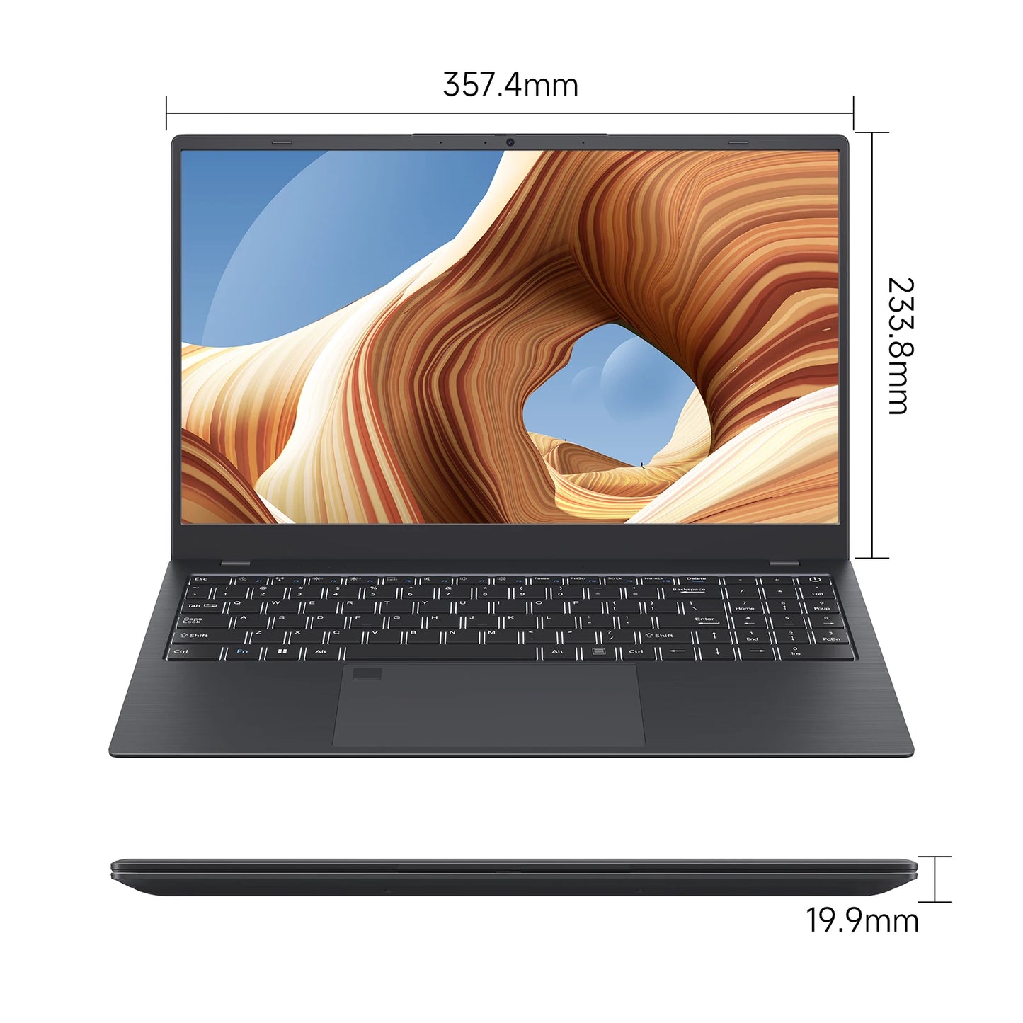 15.6 Inch Business Laptop Notebook PC CPU N5095 16GB RAM 1TB SSD Storage Windows 11