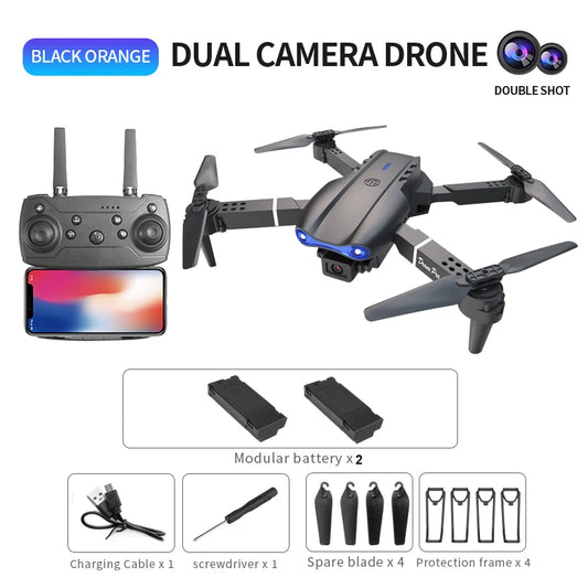 PRO Drone with Flash Dual Camera WIFI Helicopters