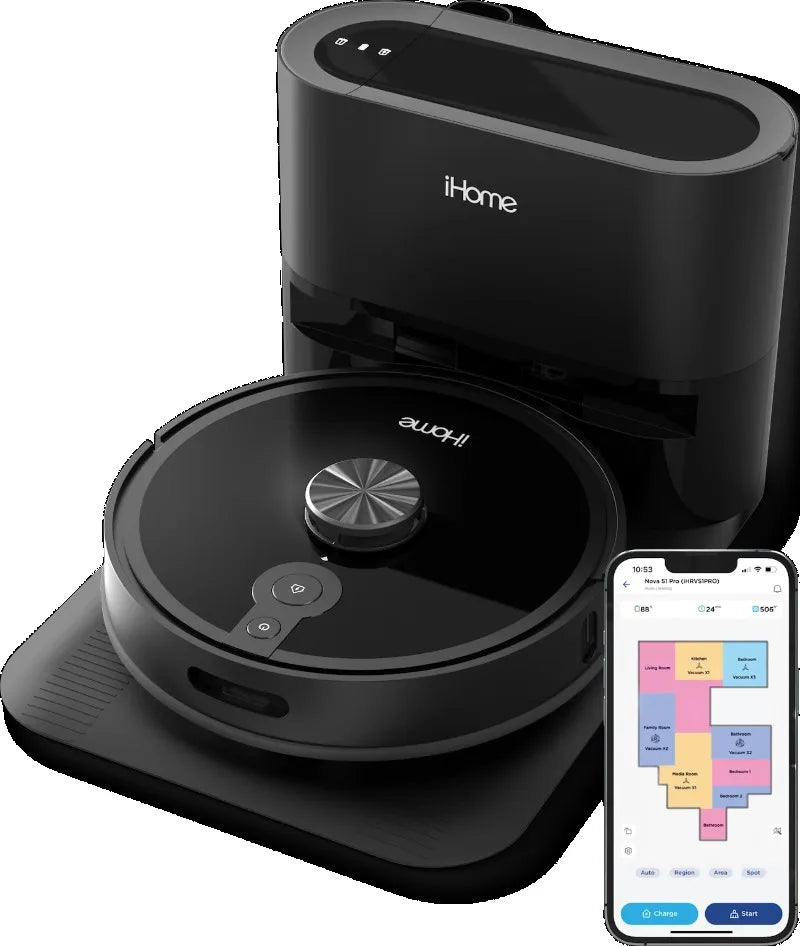 AutoVac Nova S1 Pro Self Empty Robot Vacuum, LIDAR Mapping, 150 Min Runtime, Strong Suction, New