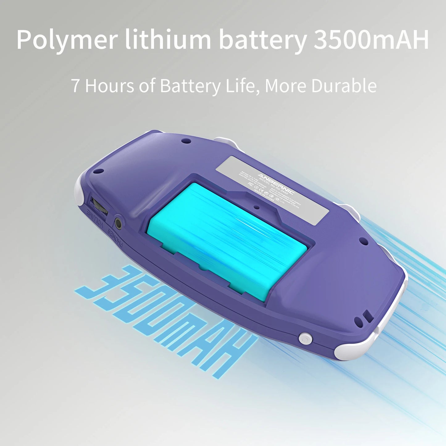 Handheld Game Console 3.4" IPS Screen Linux 64-bit Video Gaming Player