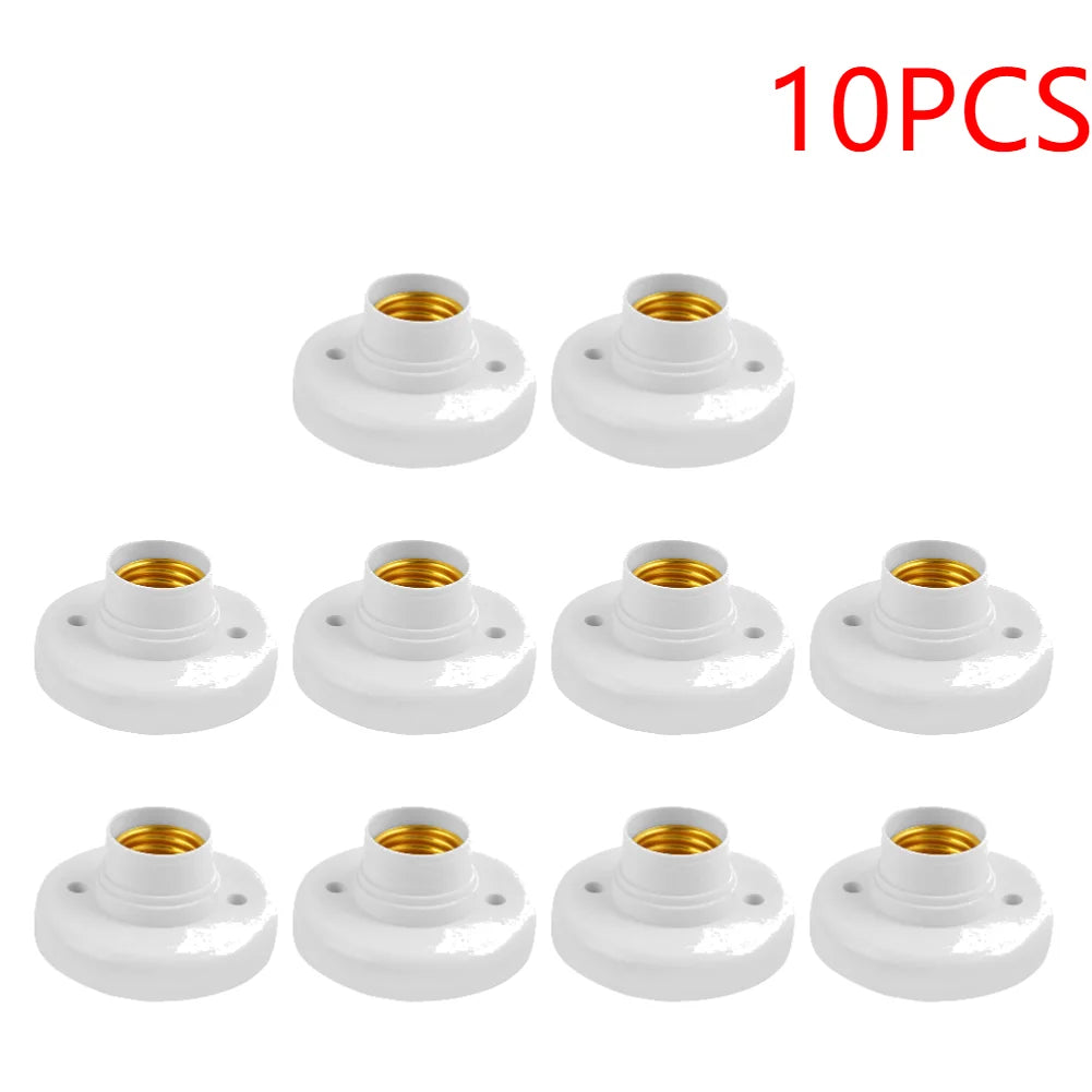 10-40PCS E27 Smart LED Light Switch Light Holder Light Bulb Socket
