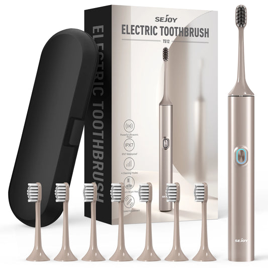 Sonic Electric Toothbrush Set Teeth 4 Models Whitening Dental Cleaning