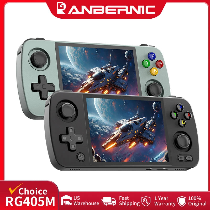 RG405M Handheld Game Console 4'' IPS Touch Screen Android12 System