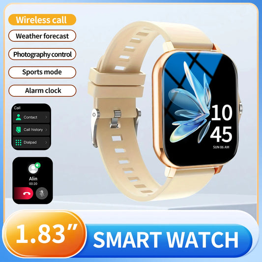 Outdoor sports smartwatch, wireless calling, information reminder, men's and women's