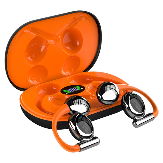 Open Ear Headphones Bluetooth 5.3 Wireless Earbuds with Earhooks for Office /Leisure