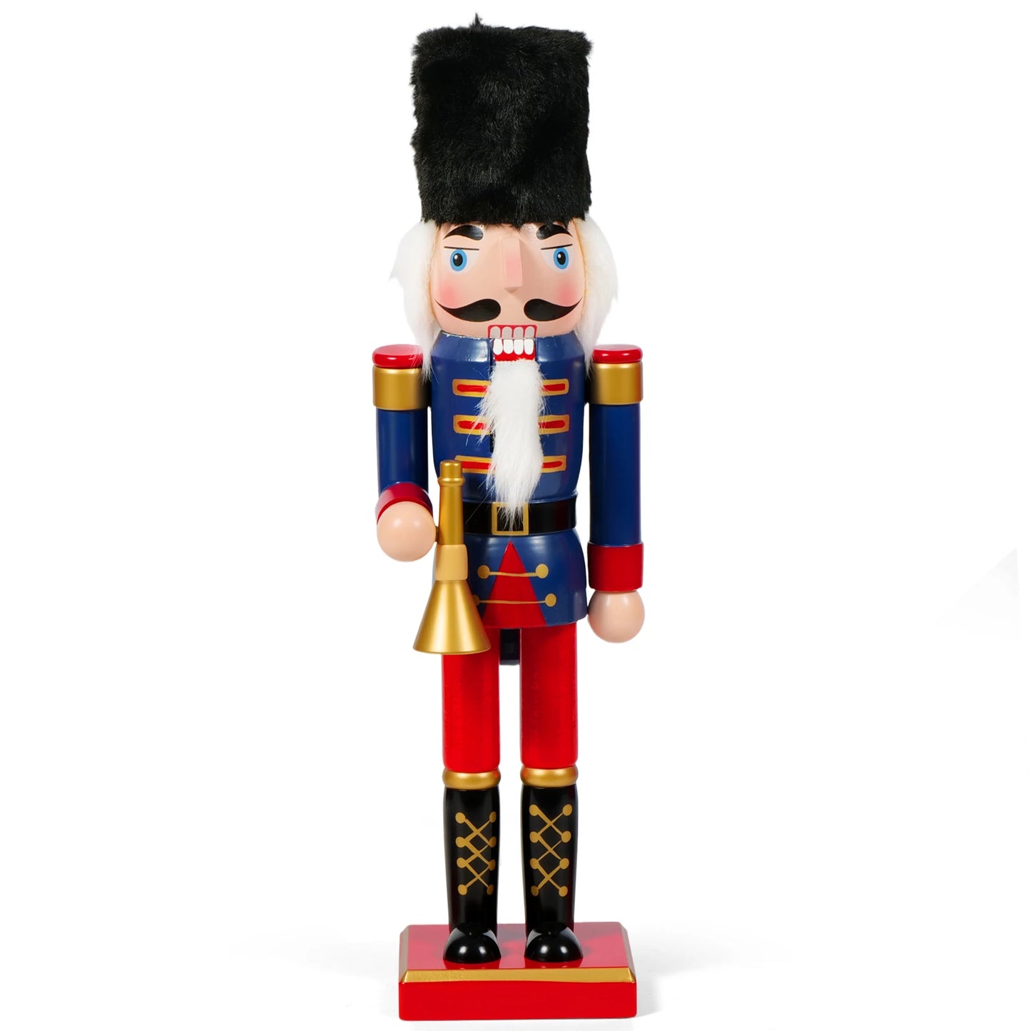 Classic Wooden Nutcracker Doll  Christmas Tabletop Decoration & Holiday Gift