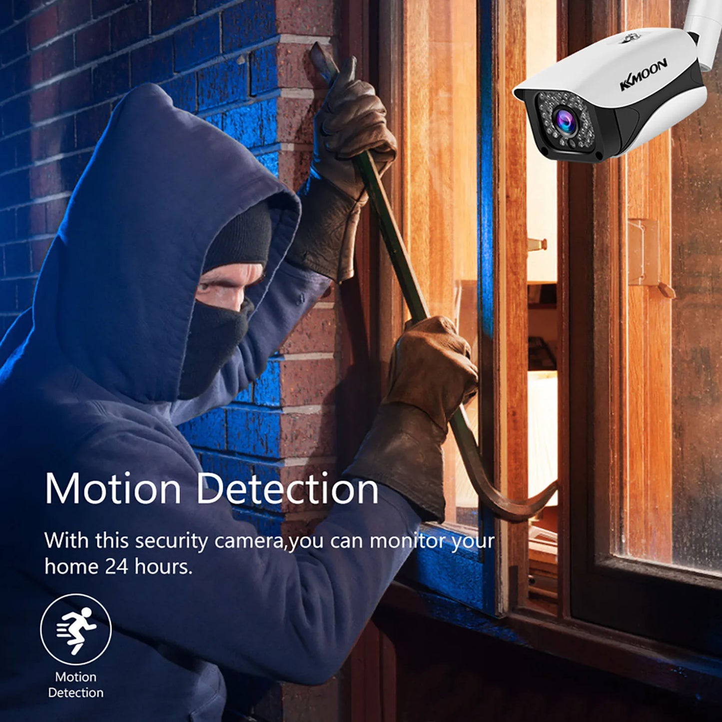 2MP 1080P FHD Security Camera Outdoor/Indoor Night Vision
