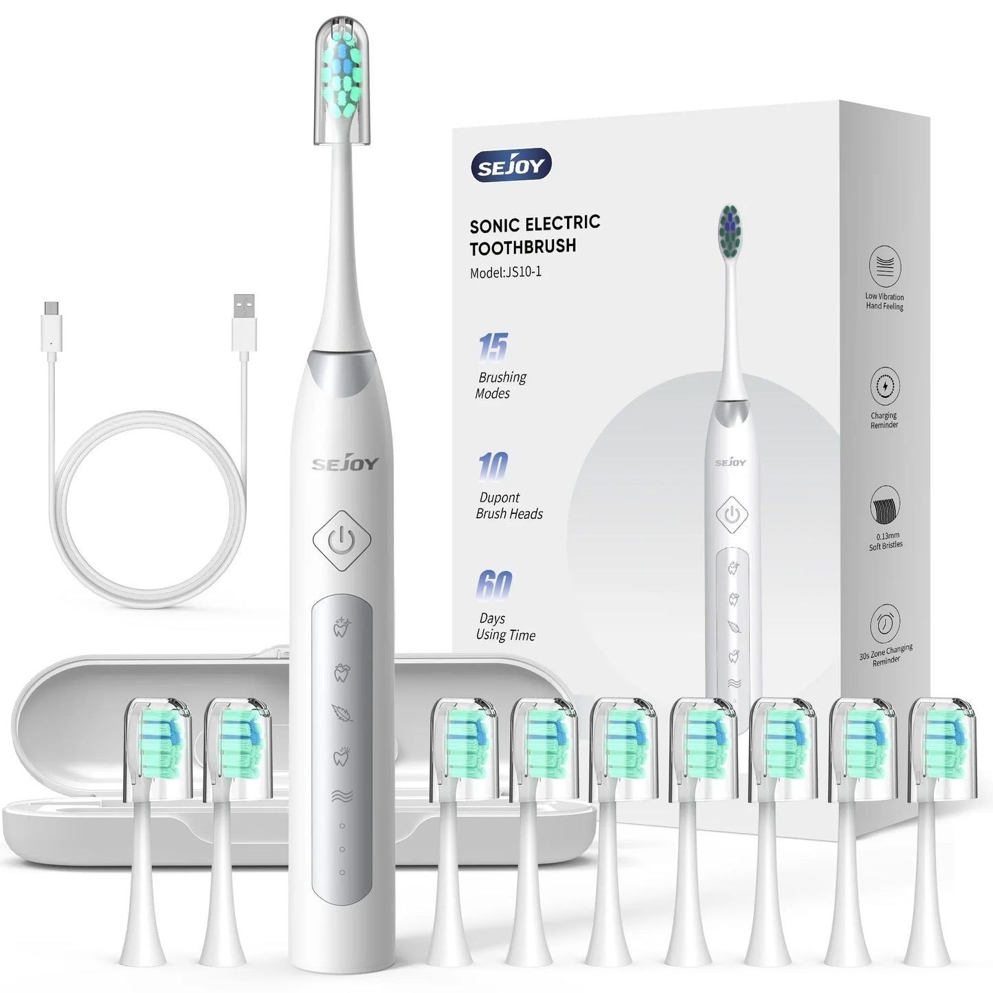 Electric Toothbrush  JS10  Oral Cleaning Personal Care Appliances 5 Modes