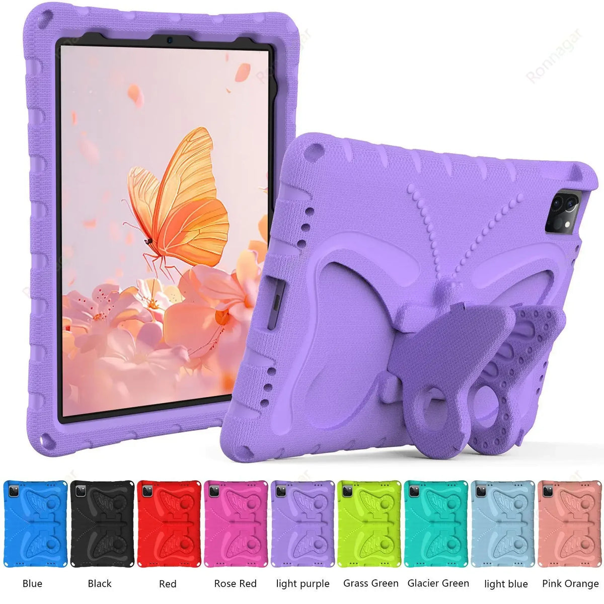 3D EVA Butterfly Case for iPad Air 11 Inch M2 2024 Pro 11 M4 iPad 10.2'' 7 8 9 10th Gen iPad Air 4 5 6  Mini 1 2 3  4 5 6 7 Case