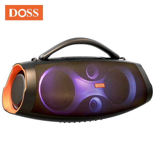 DOSS Portable Speaker Bluetooth 5.4 Powerful 120W Sound Punchy Bass Subwoofer