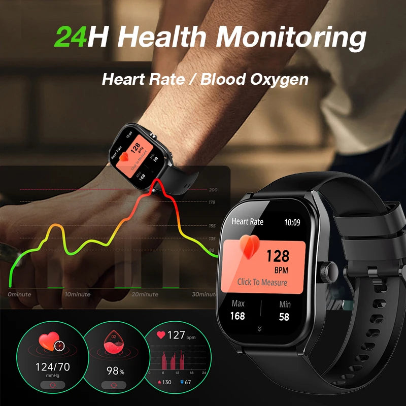 Smartwatch Men Call Sports Waterproof  Watches Fitness Bracelet Women