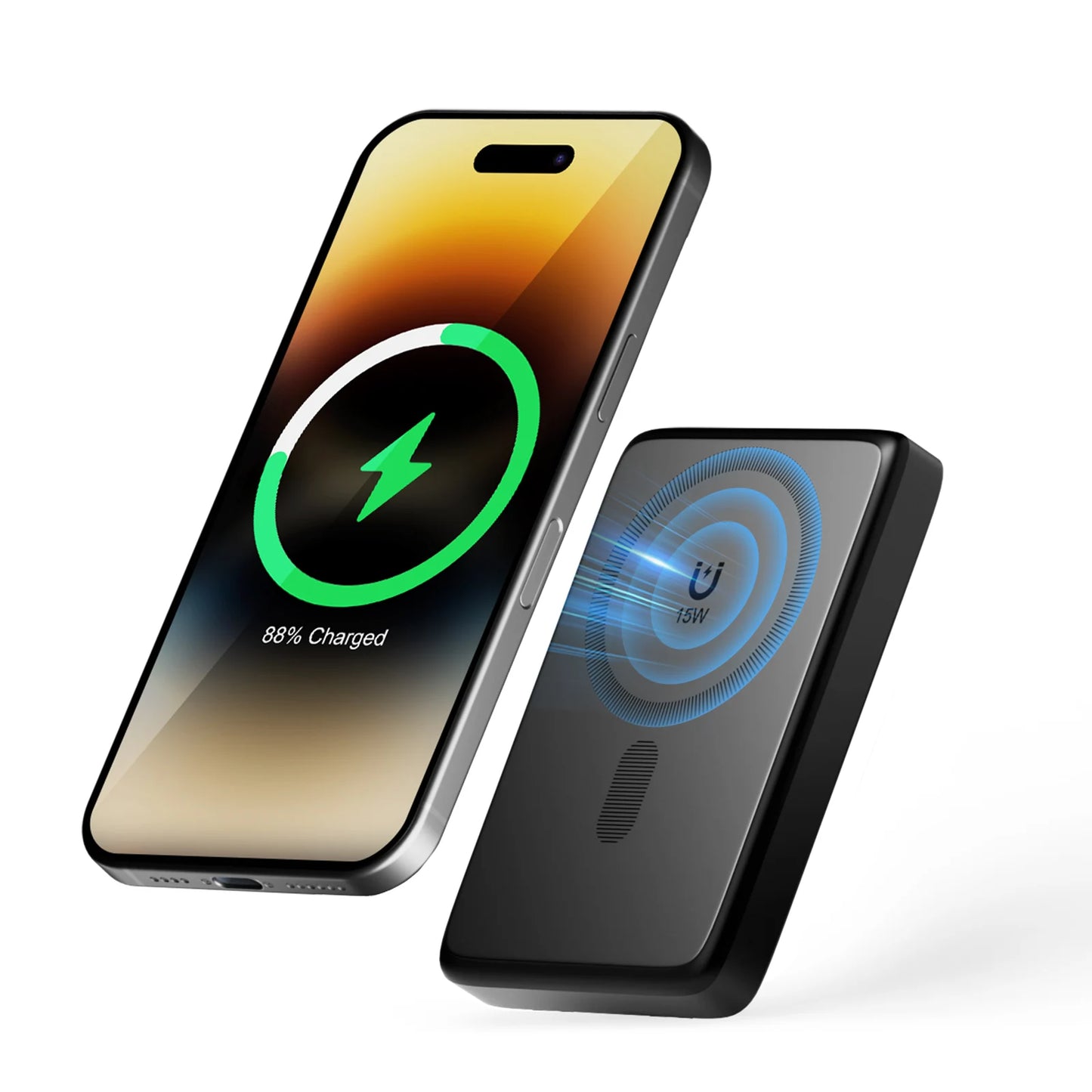 Fast Wireless Charger Stand 15W Foldable 3 in 1 Fast Charging Station Dock for iPhone