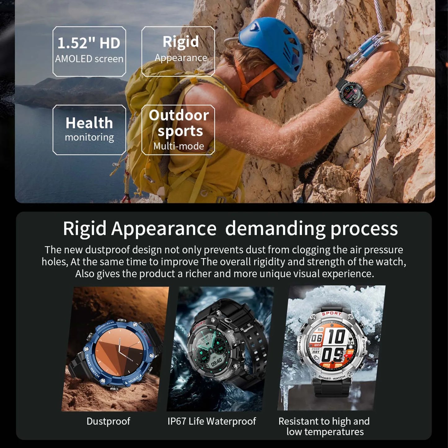 EIGIIS Smart Watch With In-Ear Bluetooth Headset Heart Rate Blood Pressure Oxygen Monitoring HD Audio