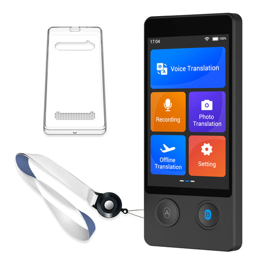 W12 Translator Device,Two Way Real Time Voice Translator