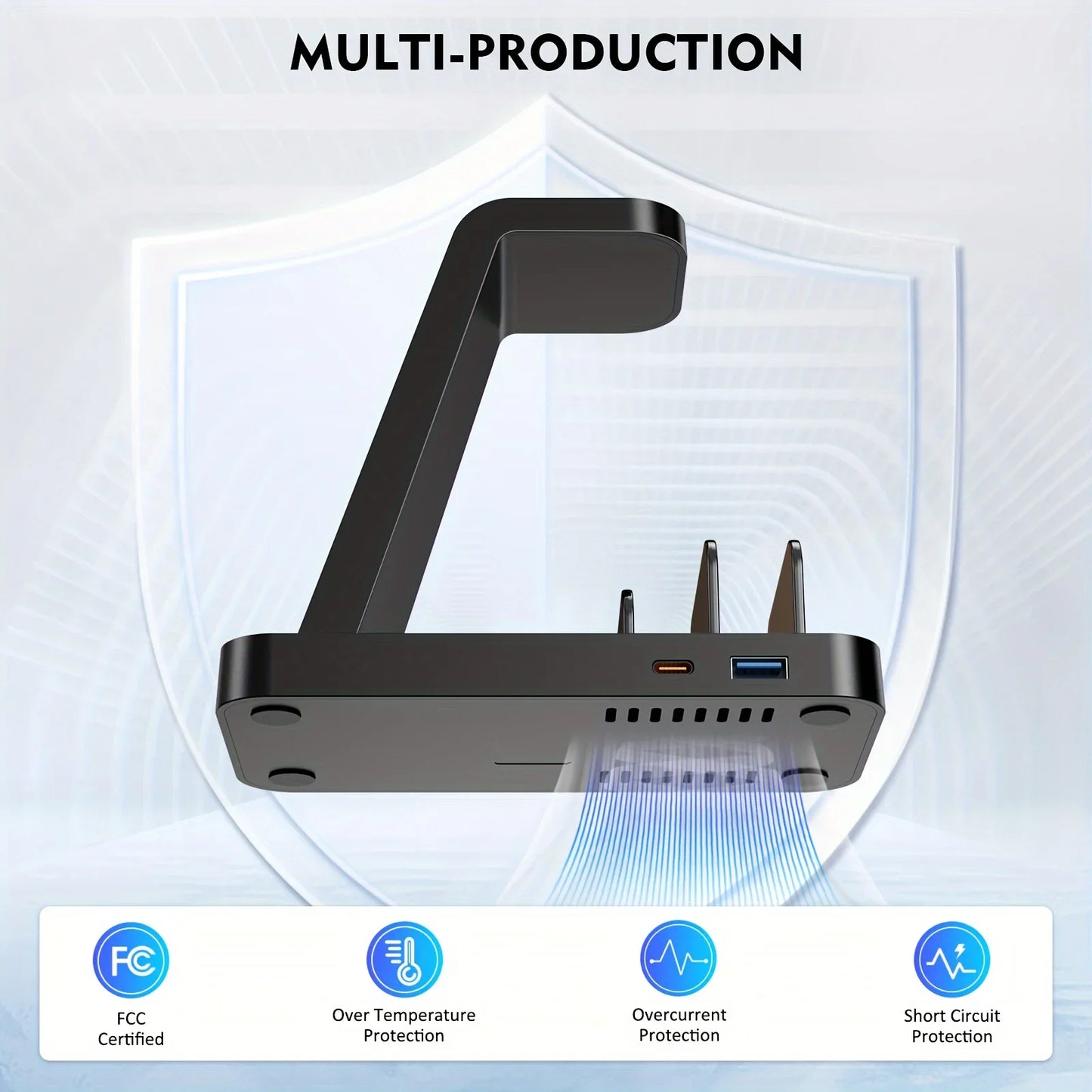 5-in-1 Fast Wireless Charging Station for Multiple Devices