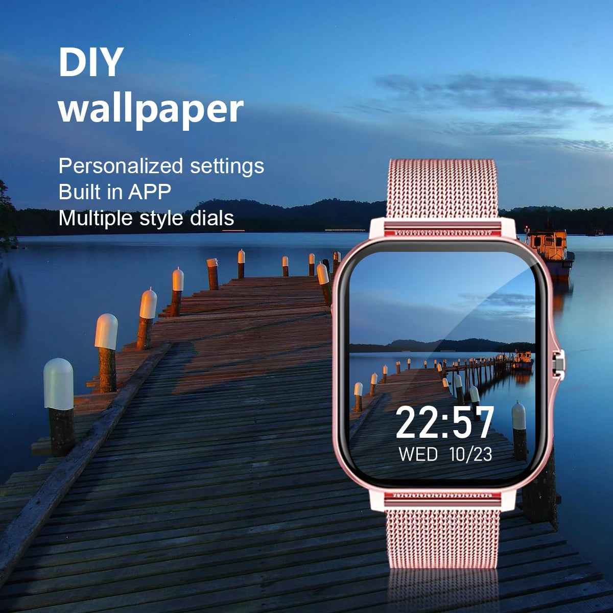 Smart watch wireless calling/dial Sport mode calling reminder
