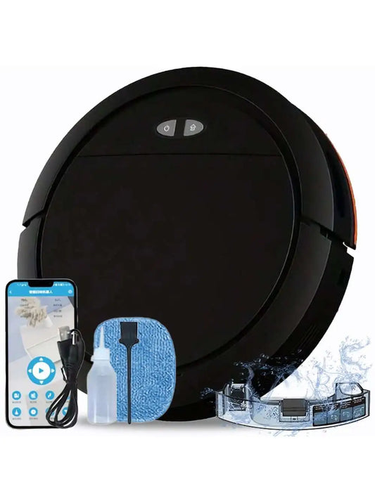 Smart, Wireless,  Multifunctional Vacuum Cleaner Robot With Powerful