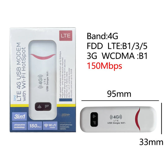 4G/5G Mobile WIFI Router 150Mbps 4G LTE Wireless Router