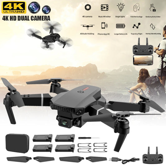 2025 E88 New HD Dual Camera Dron-Ultra Long Life 4K Video Capability,