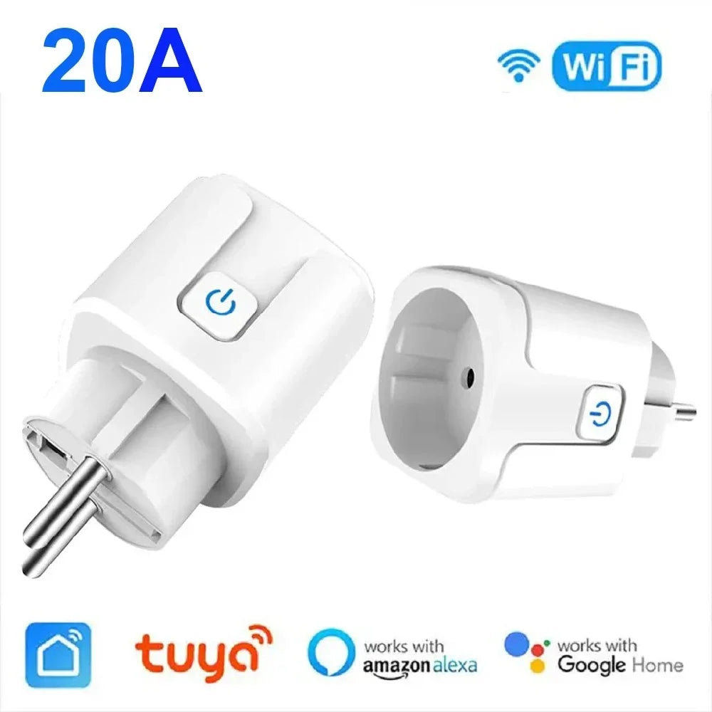 20A Smart Socket WiFi Smart Plug without Power