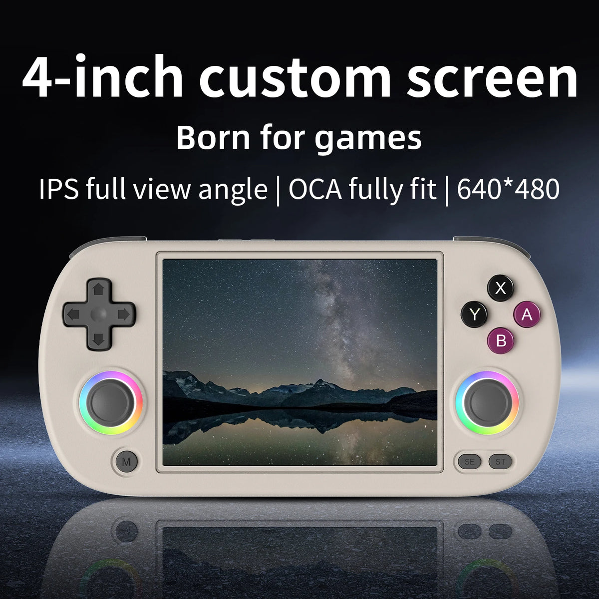 Anbernic RG40XX H 64 Bit Linux Retro Handheld Game Console 4.0'' IPS Screen Supports 5G WiFi Bluetooth HD-Support Output RG40XXH
