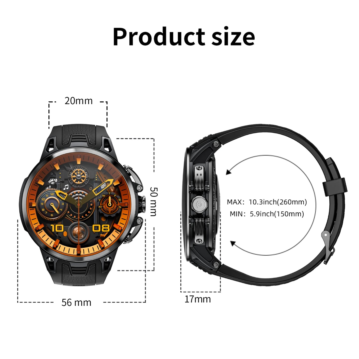 New APPLLP 4 Pro Android Watch Phone 4G SIM Card Smart Watch Touch Screen Camera Video Calls Fitness