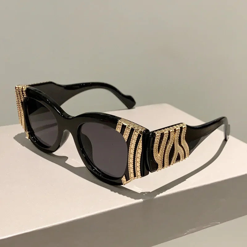 Big Frame Cat Eye Sunglasses Women Fashion Vintage Trendy Sun Glasses Brand Designer Sexy Ladies Shades