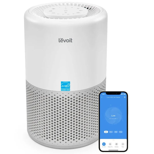 LEVOIT Core 200S Smart Air Purifier for Home Bedroom,Smart WiFi Alexa Control,covers up to 916 ft²,3-in-1 Filter with Sleep Mode