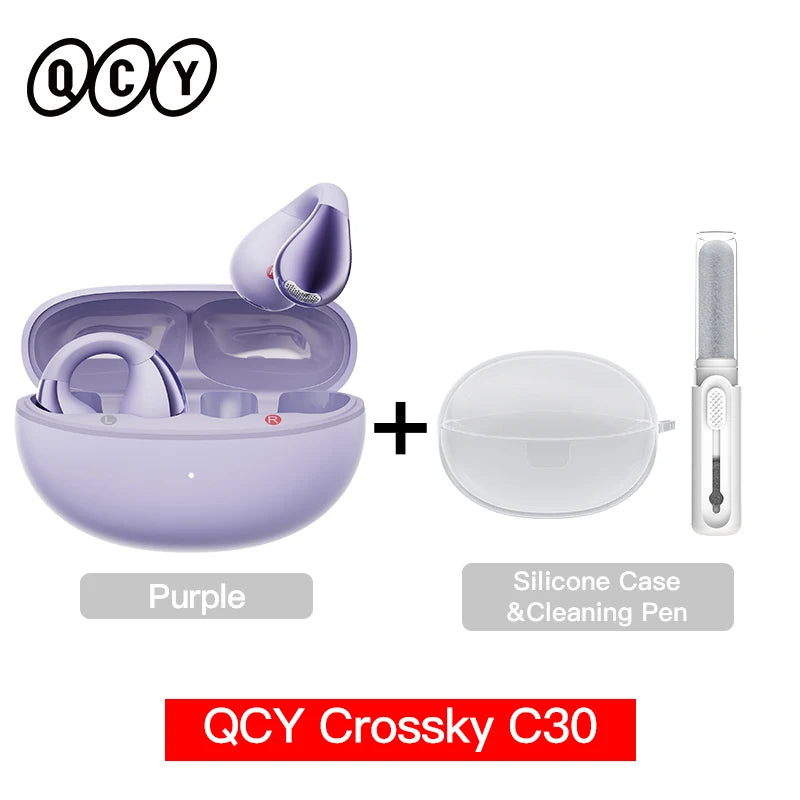 C30 Ear Clip Earphones Bluetooth 5.4 Wireless Open Ear Sports