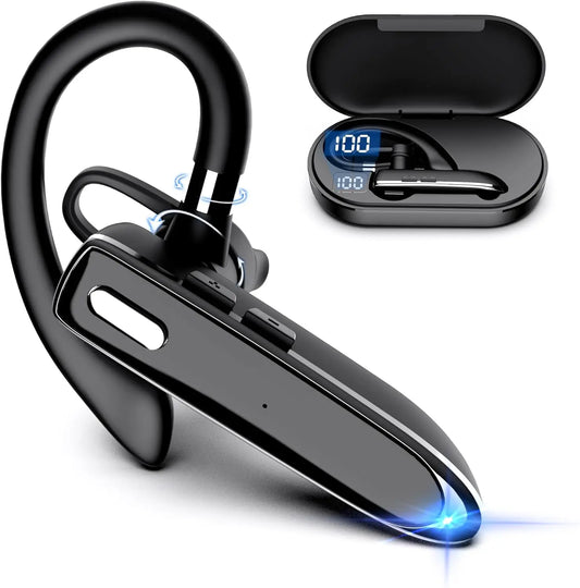 Bluetooth Headset Wireless Hands-Free Phone with Mic Hands-Free Earphones