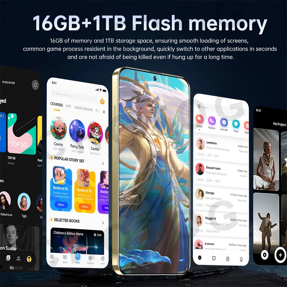 Cellphones Case For SMS 25 Ultra Mobile Phones 5G Dual Sim Android 14 Cell Phone Cases For Smartphone 22GB