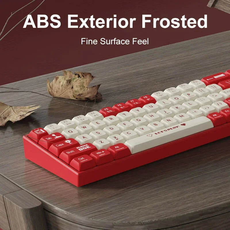 Mechanical Keyboard ABS Keycap 68 Keys Wired Wireless Bluetooth