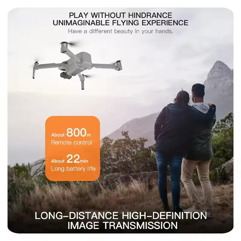 4K HD GPS Drone with Dual Camera 2-Axis Gimbal Optical Flow