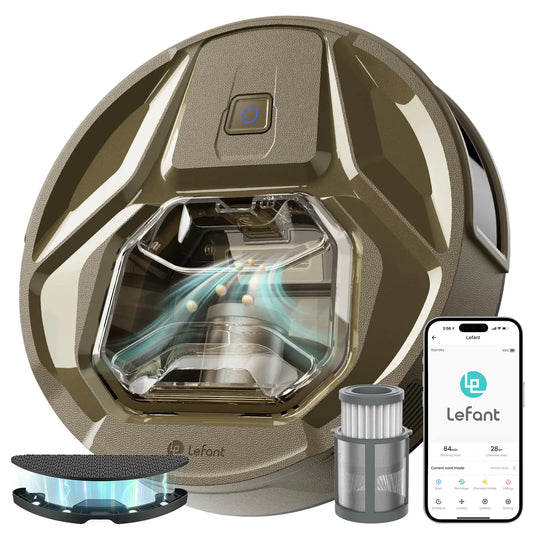 M320 Robot Vacuum Cleaner with Mop, 6000Pa Powerful Suction,
