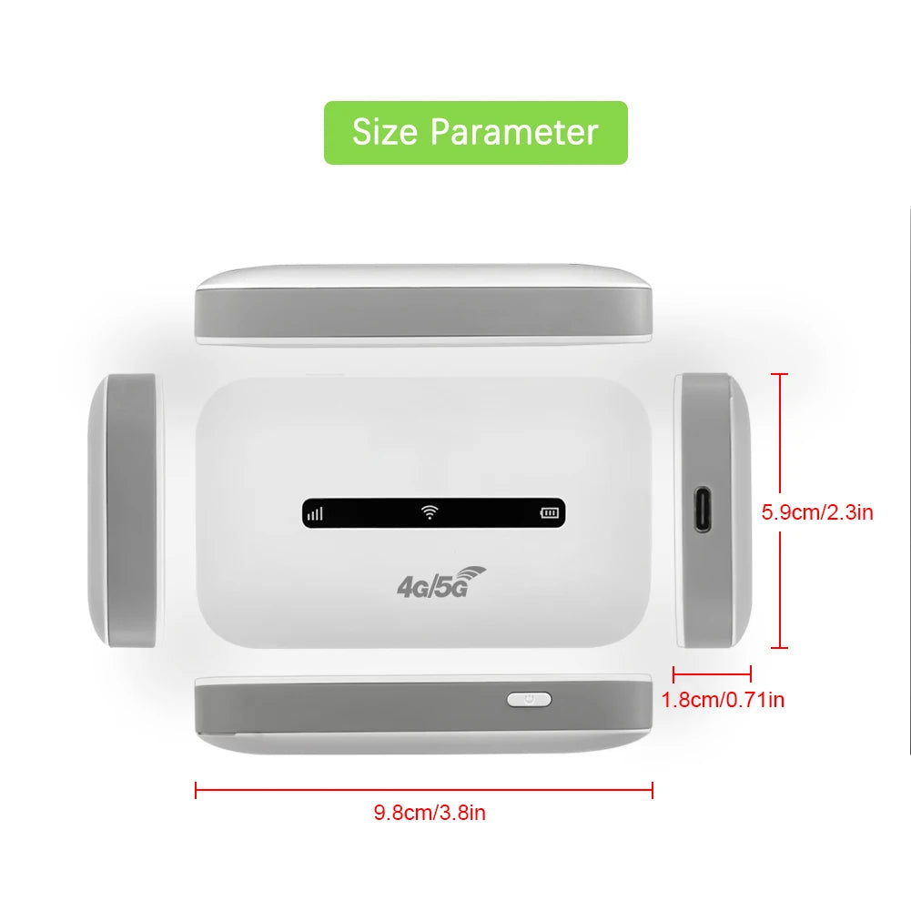 4G LTE Mobile WiFi Router Portable WiFi Hotspot