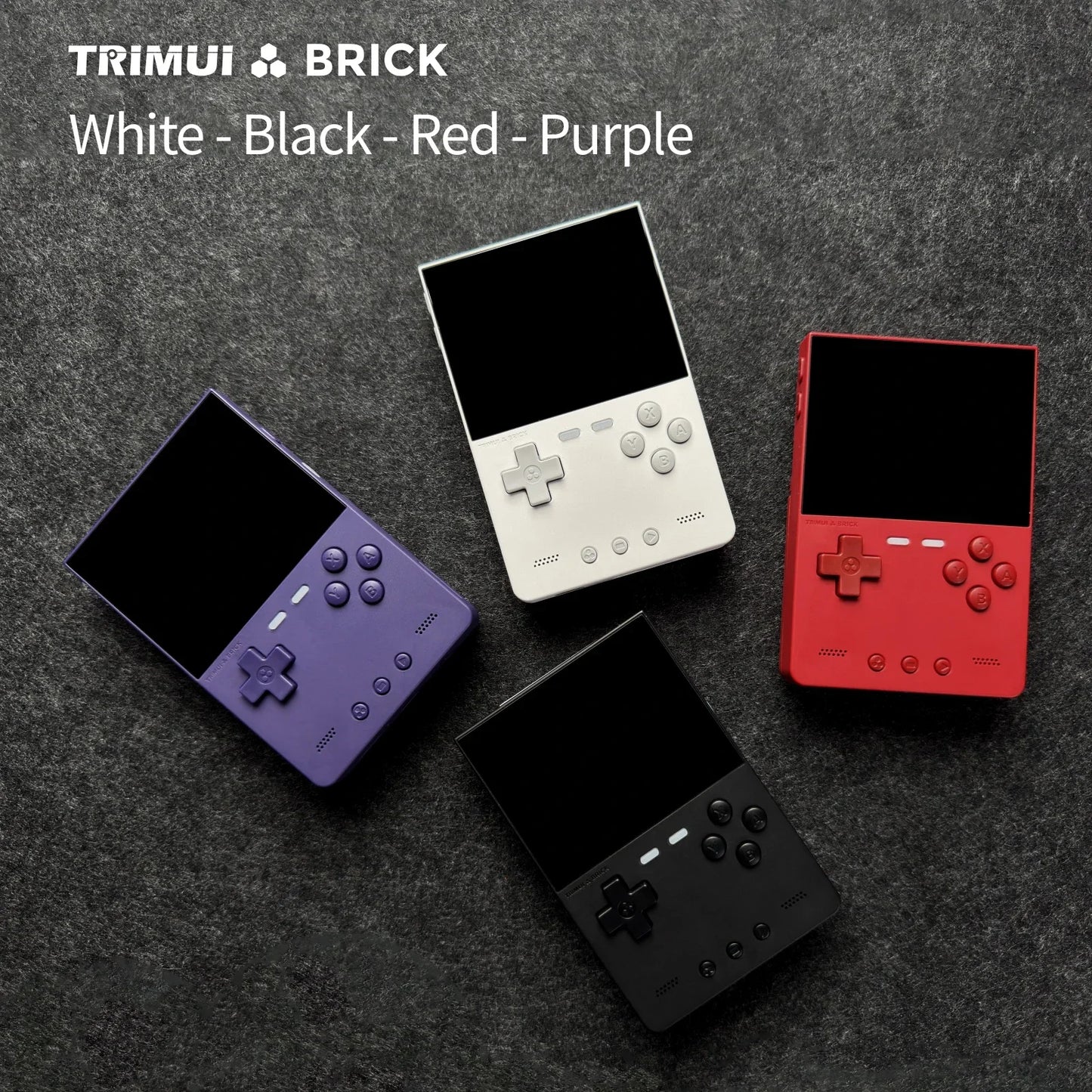 TRIMUI BRICK Handheld Game Console 3.2'' IPS Screen Linux System Trimui UI Metal Back Panel Key