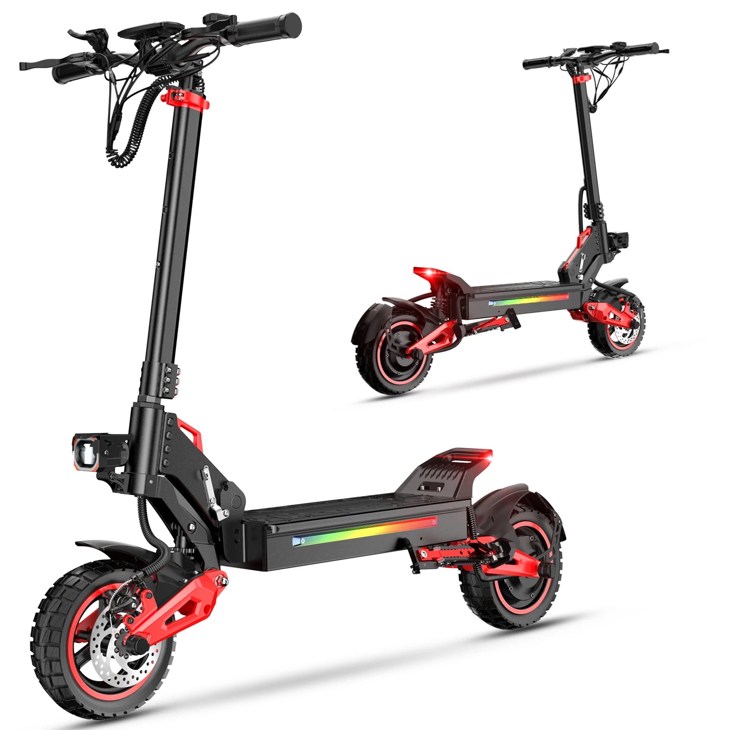 Adult Electric Scooter 1600W Motor, 11-Inch Off-Road Tyres, 48V18AH Battery, Max Speed 31mph,