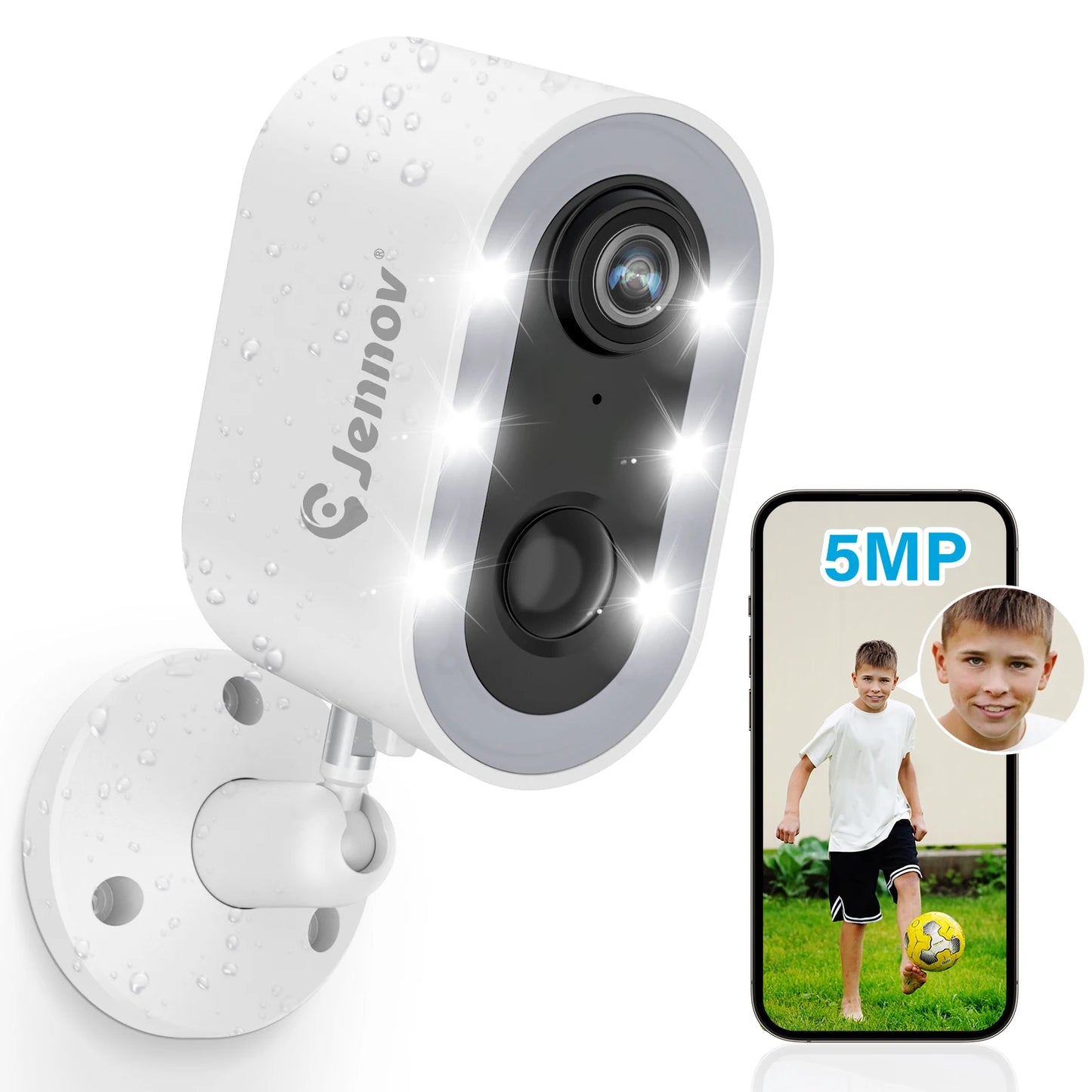 Jennov 5MP Security Camera Wireless WiFi Camera