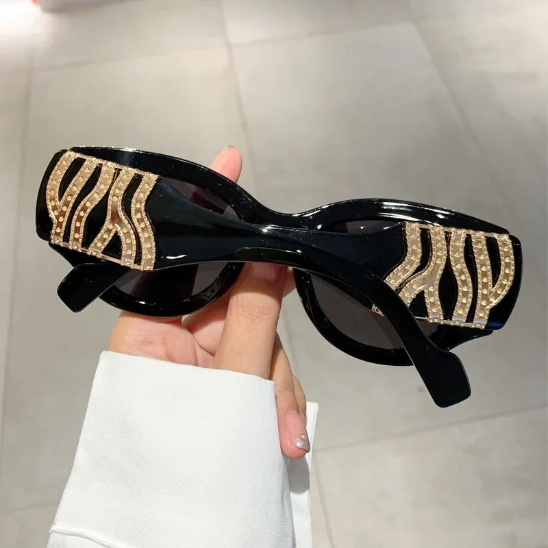 Big Frame Cat Eye Sunglasses Women Fashion Vintage Trendy Sun Glasses Brand Designer Sexy Ladies Shades