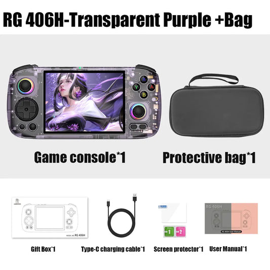 RG 406H Retro Game Console Android 13 Unisoc T820 64-bit